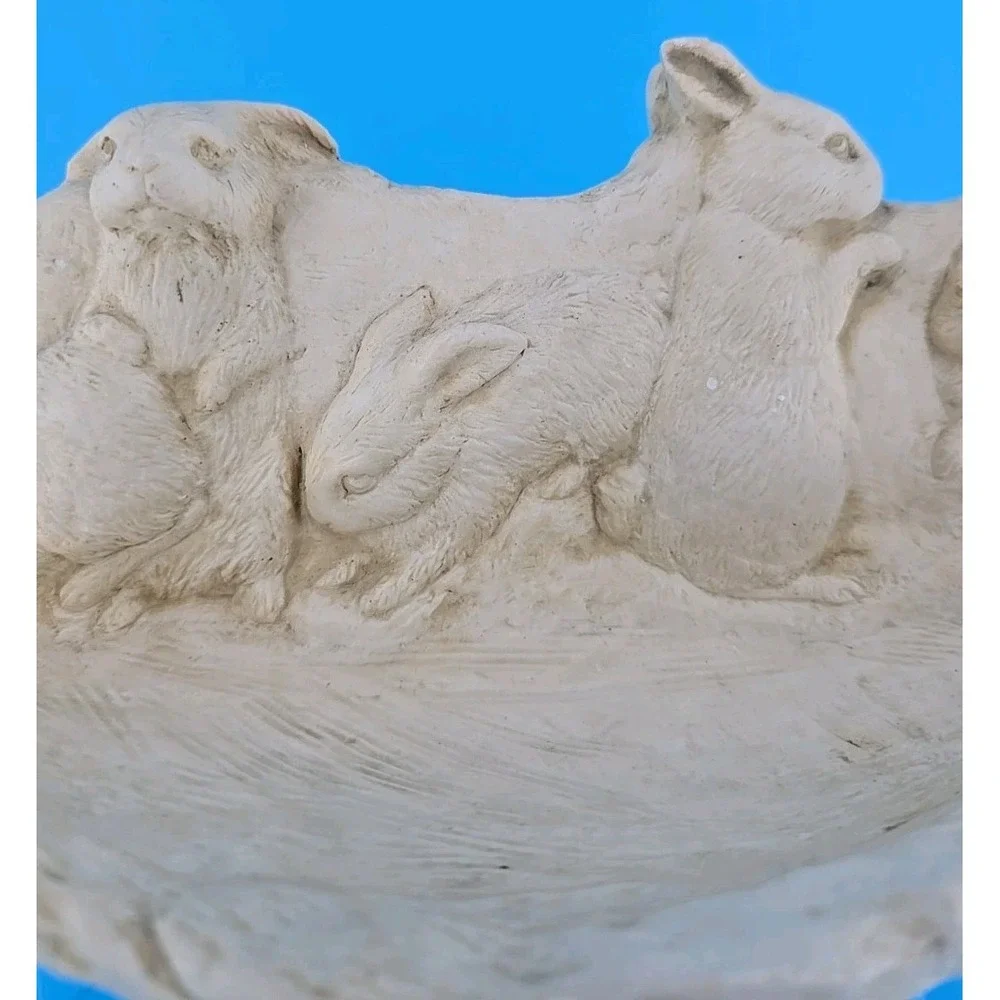 Hen Feathers & Company Bunny Hanging Shelf Bonded Marble - Accents Home & Garden